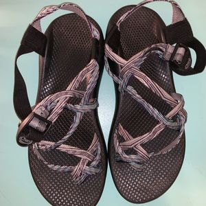 Gray, Purple, and Light Blue Chacos!